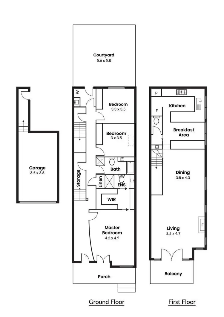 Floorplan of Homely house listing, 57a The Strand, Williamstown VIC 3016