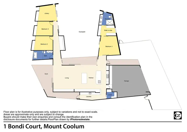 Floorplan of Homely house listing, 1 Bondi Court, Mount Coolum QLD 4573