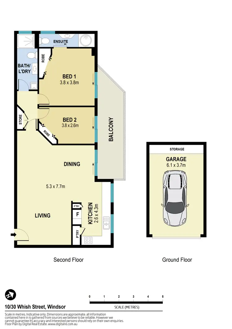 Floorplan of Homely unit listing, 10/30 Whish Street, Windsor QLD 4030