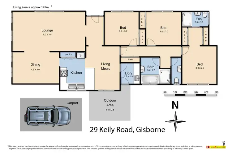 Floorplan of Homely house listing, 29 Keily Road, Gisborne VIC 3437