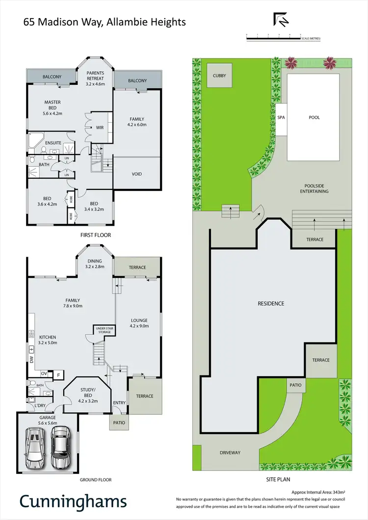 Floorplan of Homely house listing, 65 Madison Way, Allambie Heights NSW 2100
