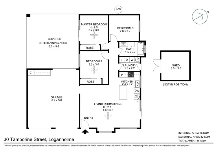 Floorplan of Homely house listing, 30 Tamborine Street, Loganholme QLD 4129