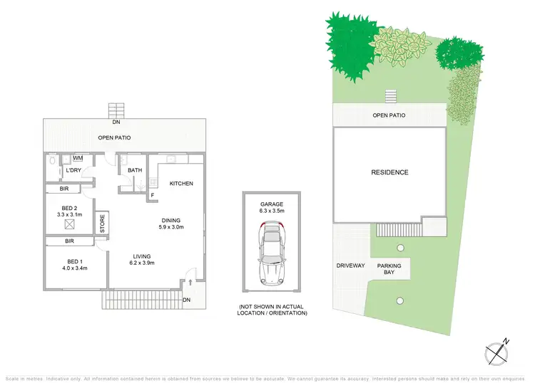 Floorplan of Homely semi-detached listing, 2/11 Treleaven Street, Hyland Park NSW 2448