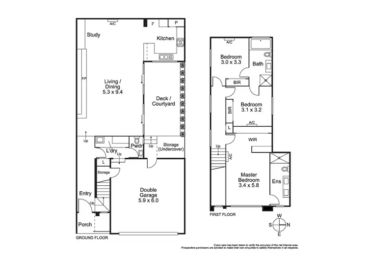 Floorplan of Homely townhouse listing, 15 Margaret Muir Way, Moonee Ponds VIC 3039