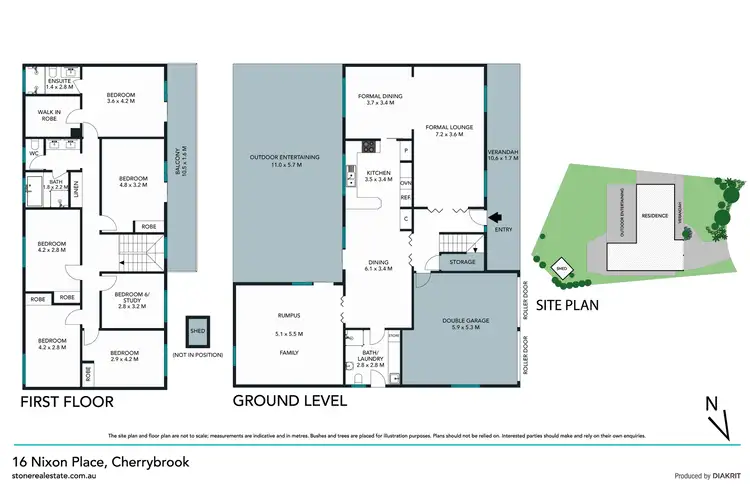 Floorplan of Homely house listing, 16 Nixon Place, Cherrybrook NSW 2126