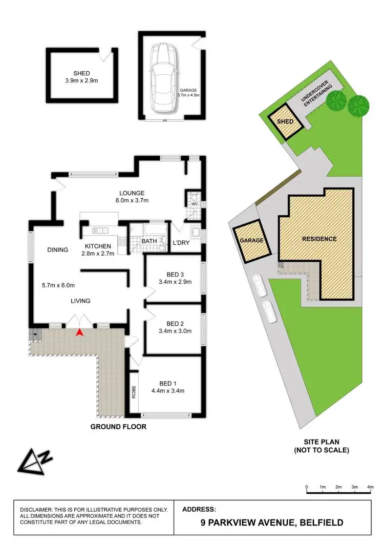 Floorplan of Homely house listing, 9 Parkview Avenue, Belfield NSW 2191