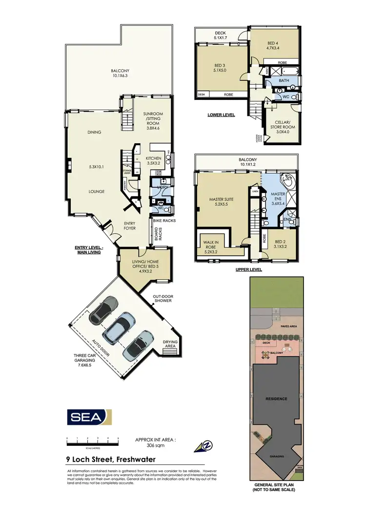 Floorplan of Homely house listing, 9 Loch Street, Freshwater NSW 2096