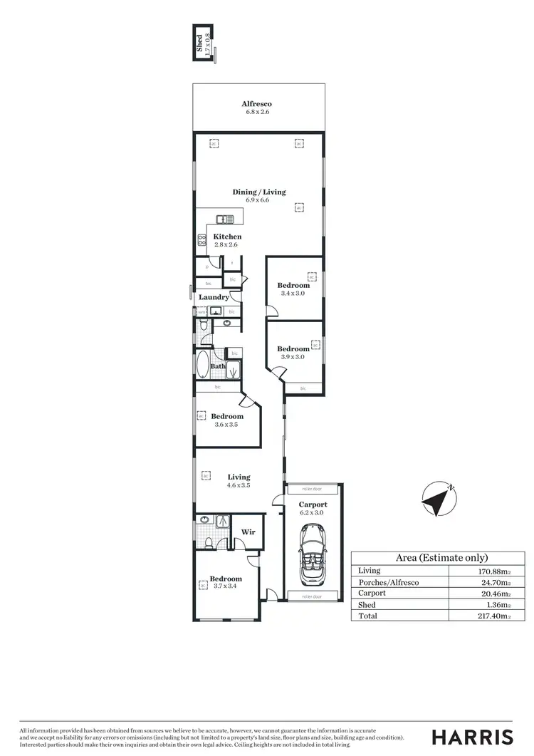 Floorplan of Homely house listing, 26 Hammersmith Avenue, Edwardstown SA 5039
