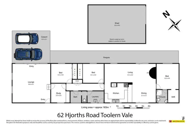 Floorplan of Homely house listing, 62 Hjorths Road, Toolern Vale VIC 3337