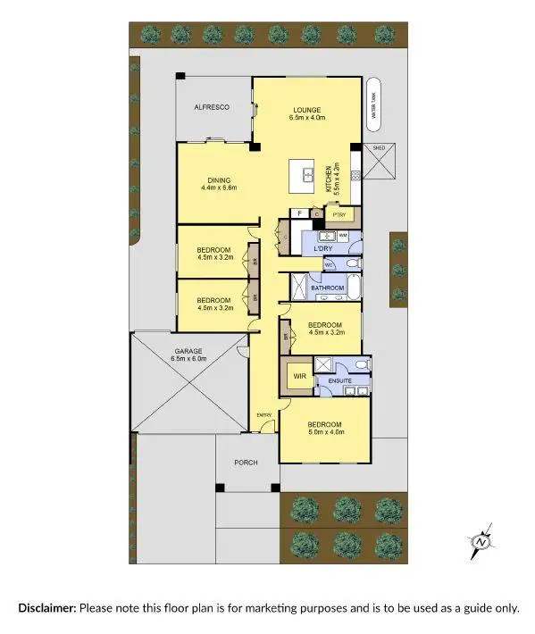 Floorplan of Homely house listing, 25 Ronsard Crescent, Mernda VIC 3754
