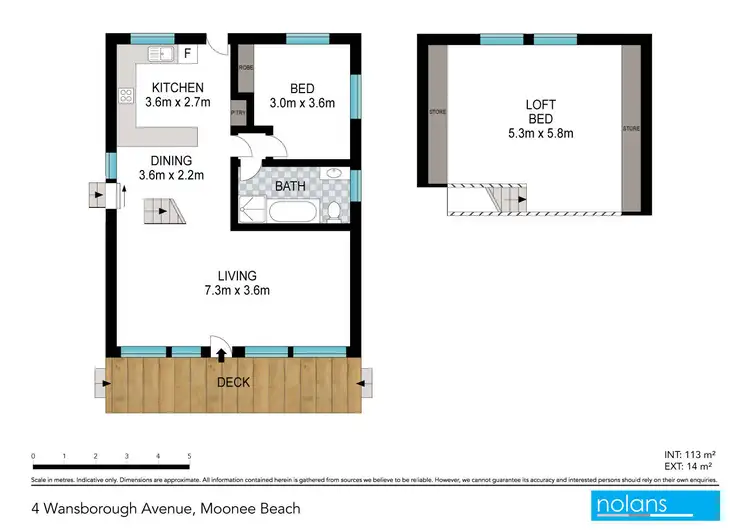 Floorplan of Homely house listing, 4 Wansborough Avenue, Moonee Beach NSW 2450