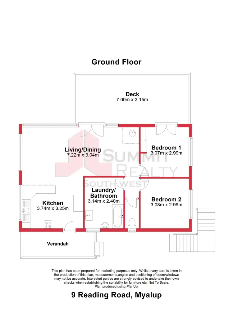 Floorplan of Homely house listing, 9 Reading Road, Myalup WA 6220