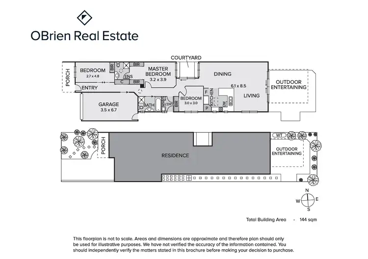Floorplan of Homely townhouse listing, 32 Swinden Avenue, Cheltenham VIC 3192