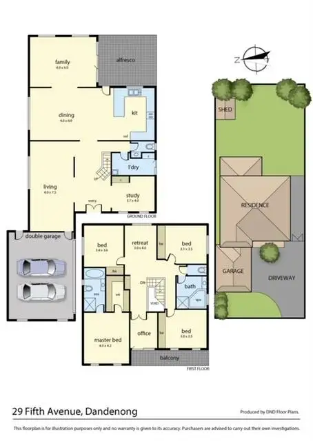 Floorplan of Homely house listing, 29 Fifth Avenue, Dandenong VIC 3175