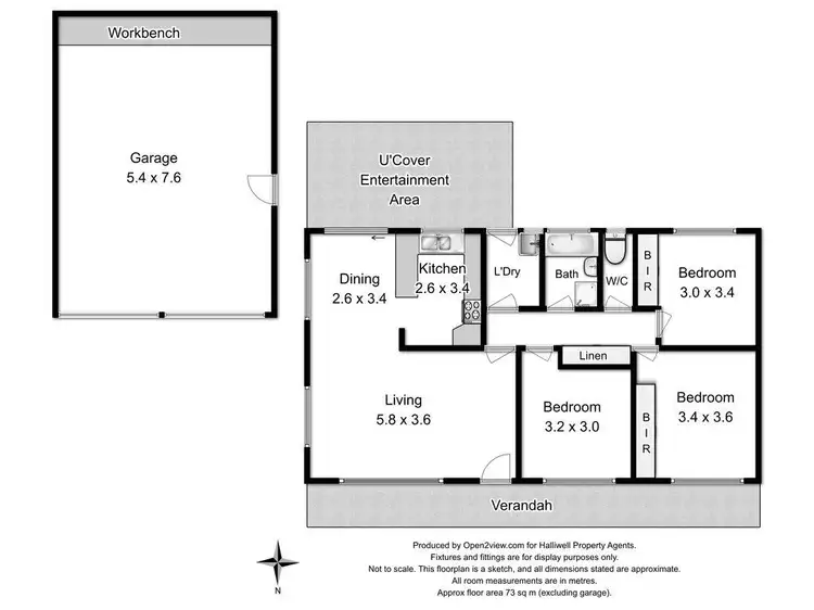 Floorplan of Homely house listing, 12 Elanora Place, East Devonport TAS 7310