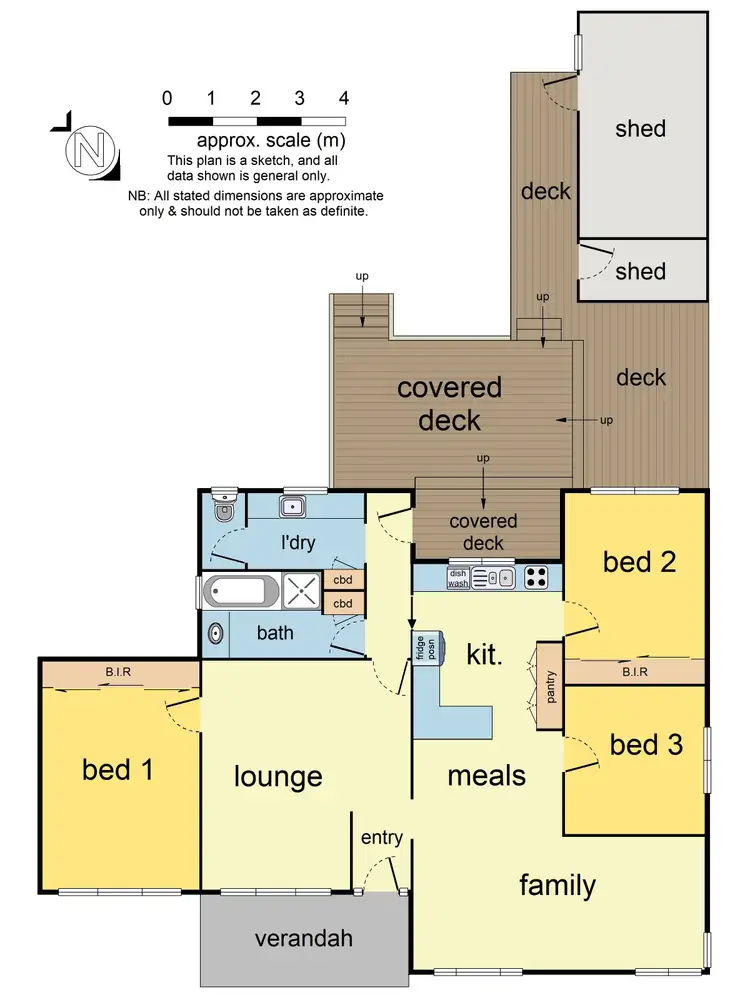 Floorplan of Homely house listing, 1 Carcoola Road, Ringwood East VIC 3135