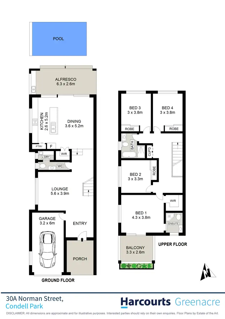 Floorplan of Homely house listing, 30A Norman Street, Condell Park NSW 2200