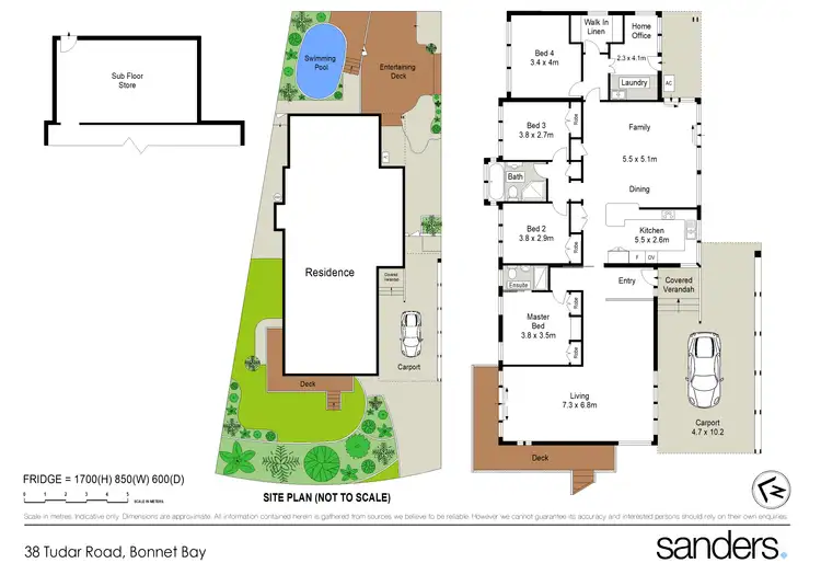 Floorplan of Homely house listing, 38 Tudar Road, Bonnet Bay NSW 2226