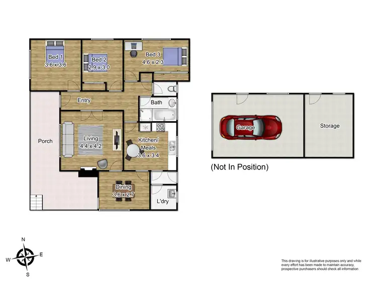 Floorplan of Homely house listing, 52 Wattle Grove, Mulgrave VIC 3170