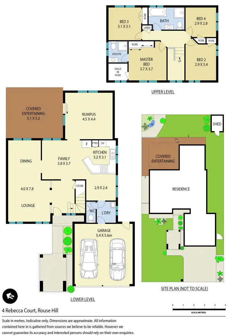 Floorplan of Homely house listing, 4 Rebecca Court, Rouse Hill NSW 2155