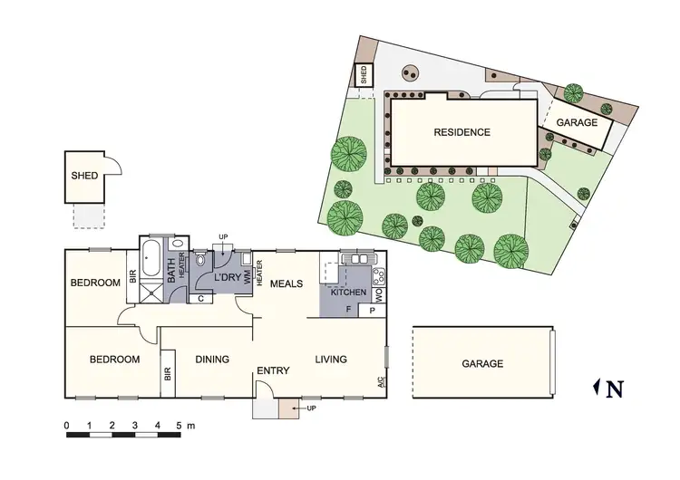 Floorplan of Homely house listing, 3 Garden Avenue, Boronia VIC 3155