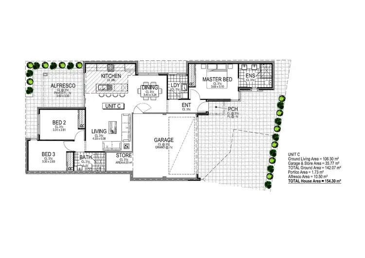 Floorplan of Homely villa listing, 4C Windich Court, Padbury WA 6025