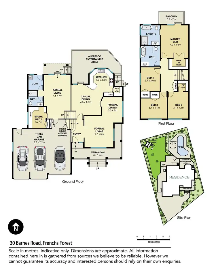 Floorplan of Homely house listing, 30 Barnes Road, Frenchs Forest NSW 2086