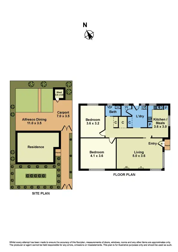 Floorplan of Homely house listing, 4 Kent Street, Braybrook VIC 3019