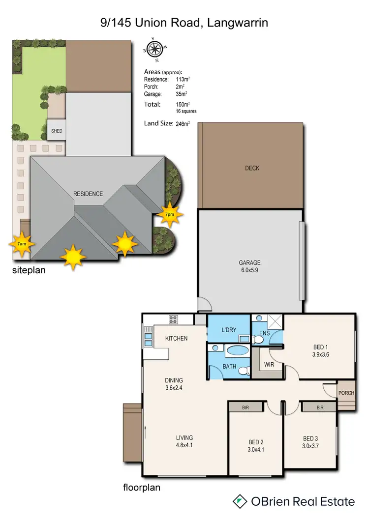Floorplan of Homely unit listing, 9/145 Union Road, Langwarrin VIC 3910