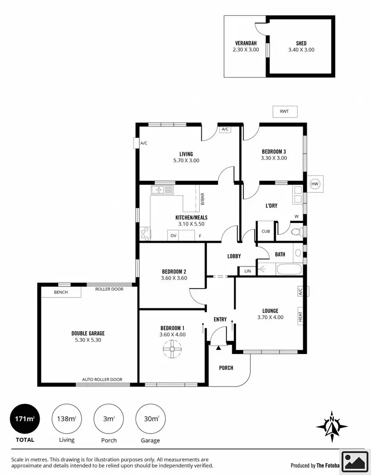 Floorplan of Homely house listing, 126 Richmond Avenue, Melrose Park SA 5039