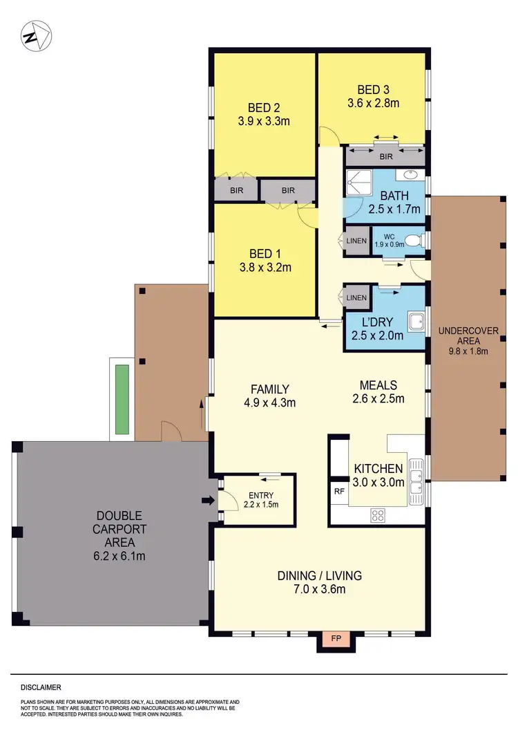 Floorplan of Homely house listing, 5 Shaw Avenue, Wendouree VIC 3355