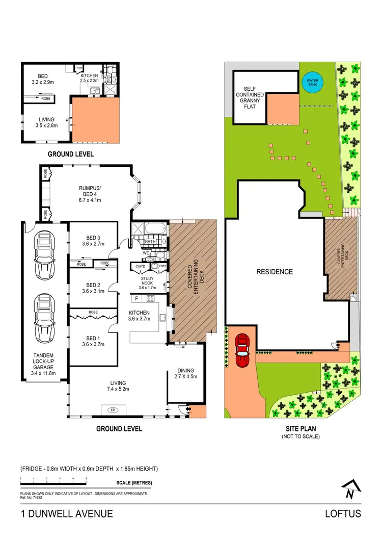 Floorplan of Homely house listing, 1 Dunwell Avenue, Loftus NSW 2232