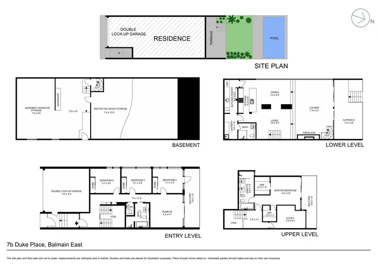 Floorplan of Homely house listing, 7B Duke Place, Balmain East NSW 2041