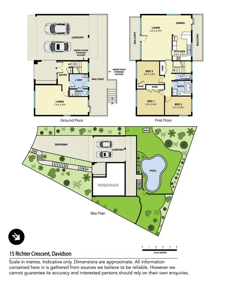 Floorplan of Homely house listing, 15 Richter Crescent, Davidson NSW 2085