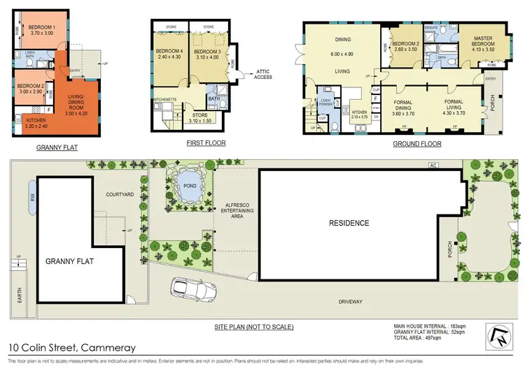 Floorplan of Homely house listing, 10 Colin Street, Cammeray NSW 2062