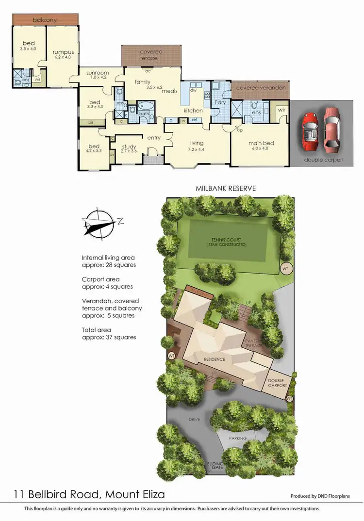 Floorplan of Homely house listing, 11 Bellbird Road, Mount Eliza VIC 3930