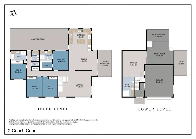 Floorplan of Homely house listing, 2 Coach Court, Palmwoods QLD 4555