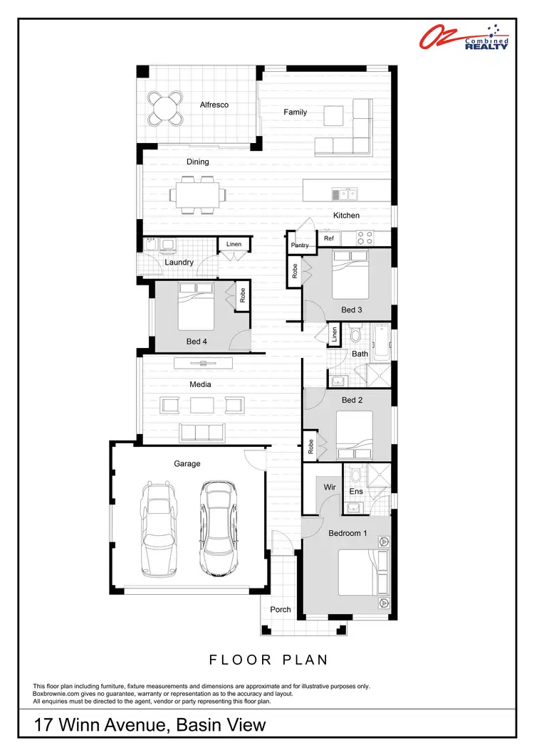 Floorplan of Homely house listing, 17 Winn Avenue, Basin View NSW 2540