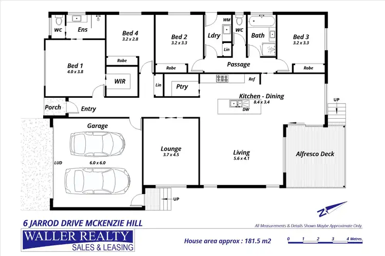 Floorplan of Homely house listing, 6 Jarrod Drive, Mckenzie Hill VIC 3451