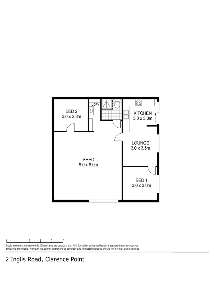 Floorplan of Homely land listing, 2 Inglis Road, Clarence Point TAS 7270