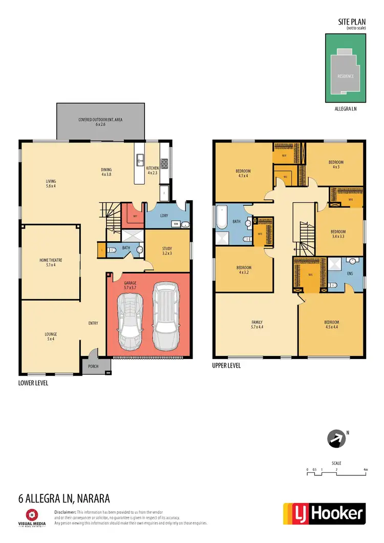 Floorplan of Homely house listing, 6 Allegra Lane, Narara NSW 2250