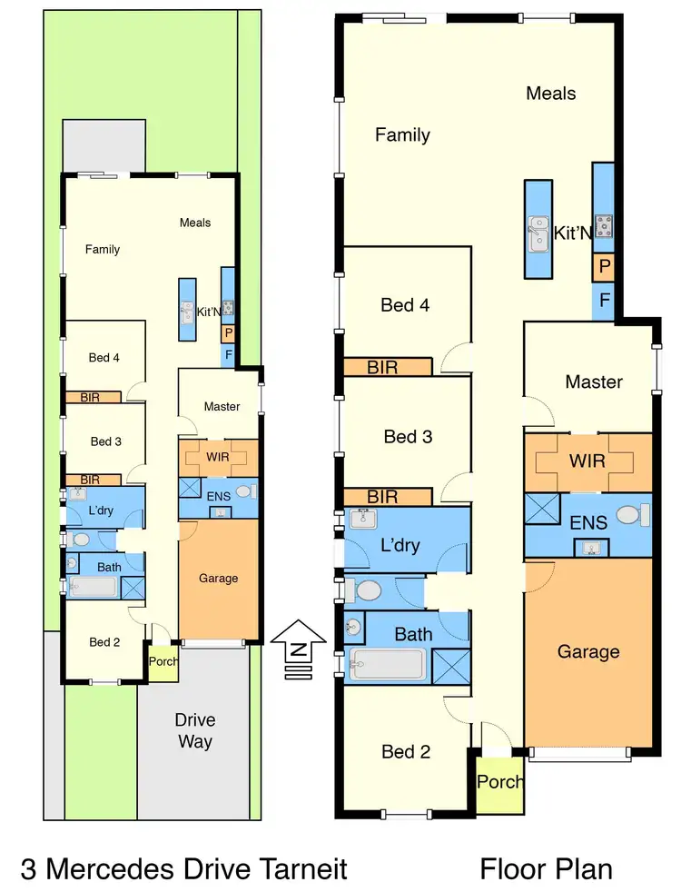 Floorplan of Homely house listing, 3 Mercedes Drive, Tarneit VIC 3029