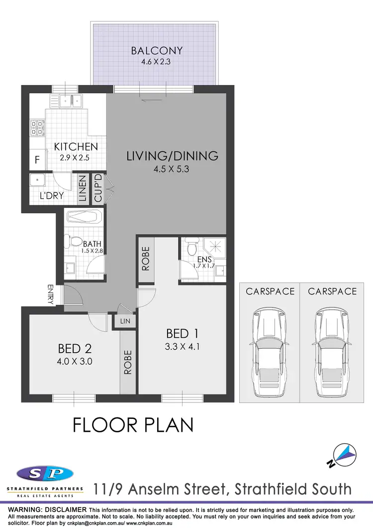 Floorplan of Homely apartment listing, 11/9 Anselm Street, Strathfield South NSW 2136