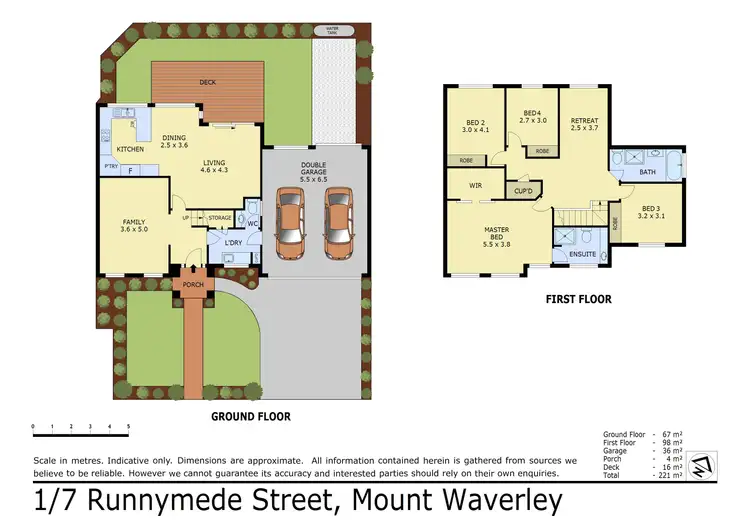 Floorplan of Homely townhouse listing, 1/7 Runnymede Street, Mount Waverley VIC 3149