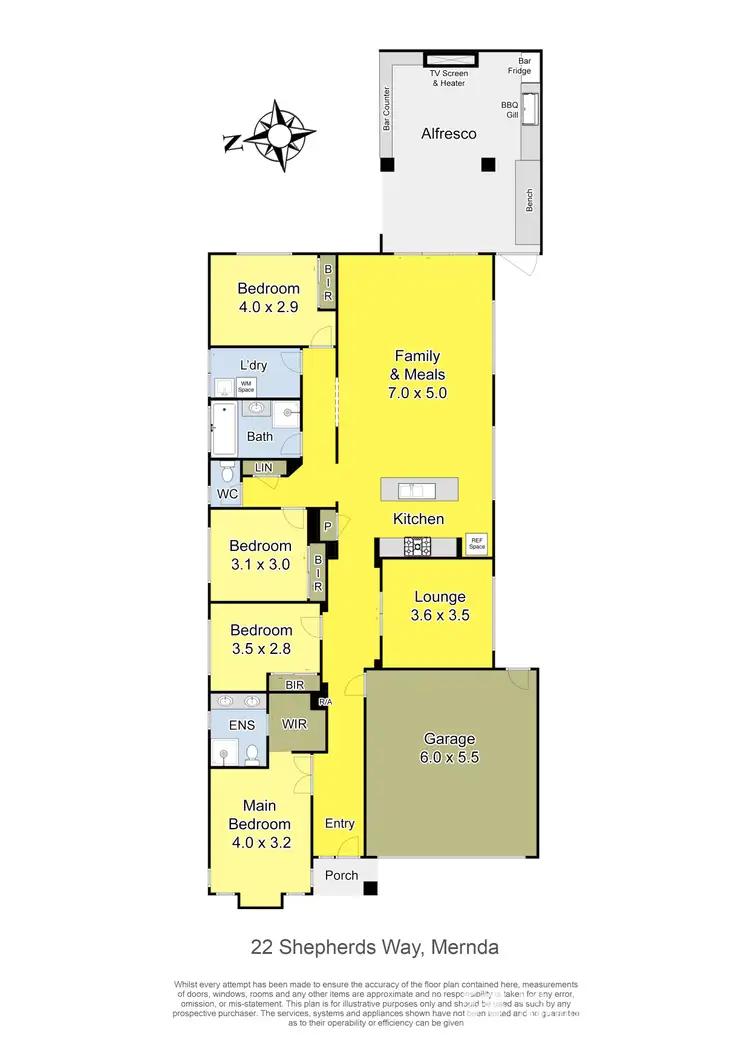 Floorplan of Homely house listing, 22 Shepherds Way, Mernda VIC 3754