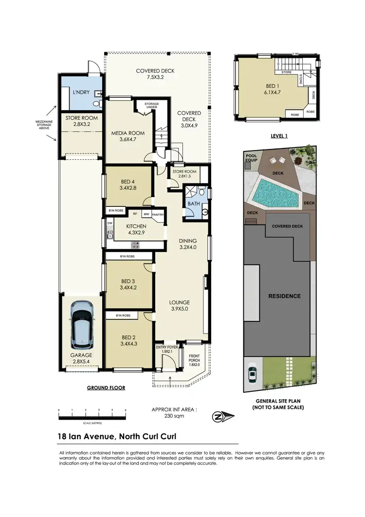 Floorplan of Homely house listing, 18 Ian Avenue, North Curl Curl NSW 2099