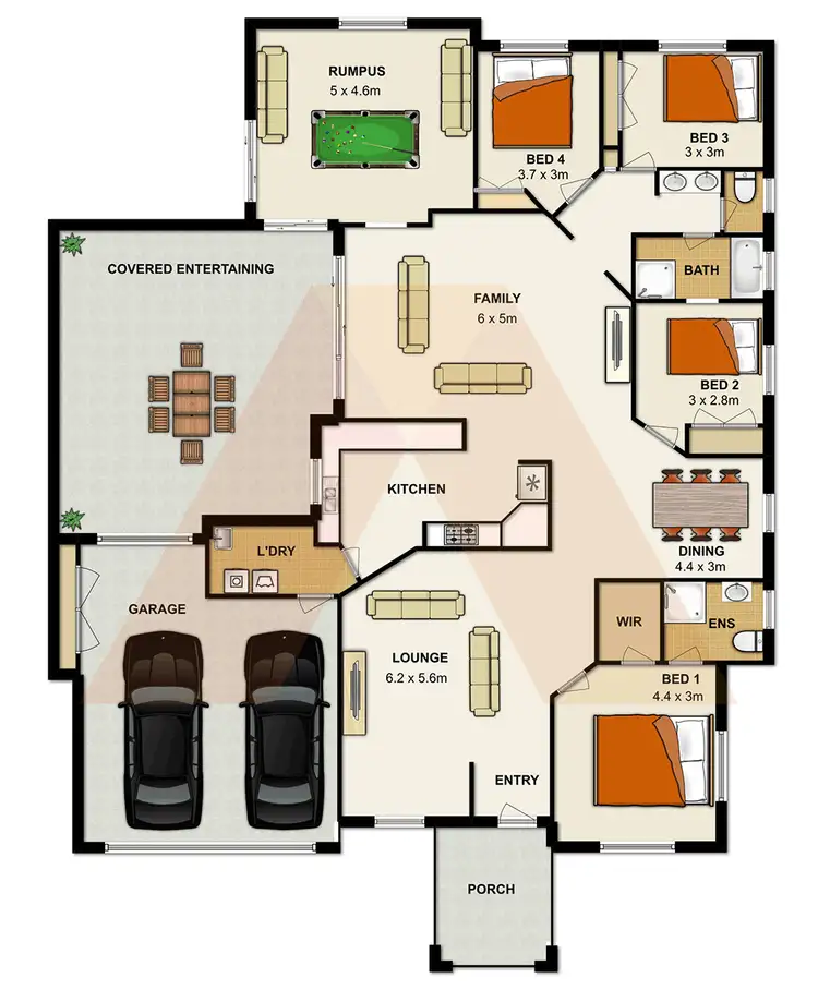 Floorplan of Homely house listing, 11 Coorong Place, Parkinson QLD 4115