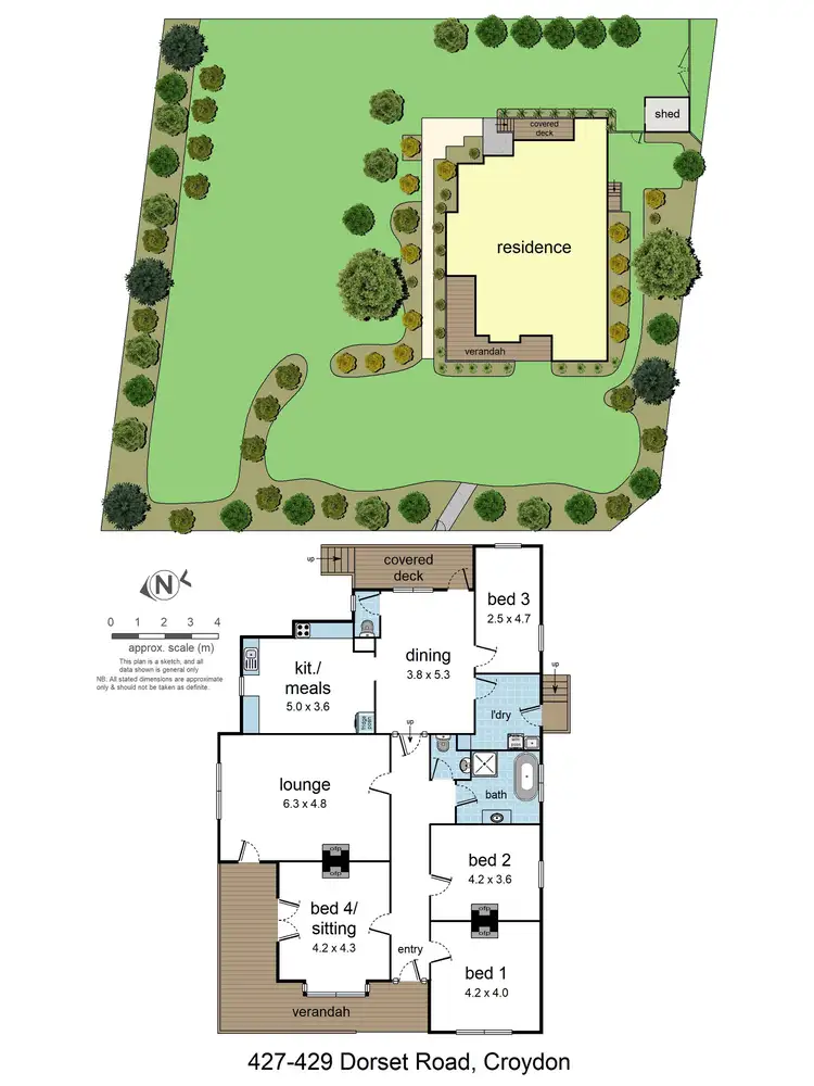 Floorplan of Homely house listing, 427-429 Dorset Road, Croydon VIC 3136