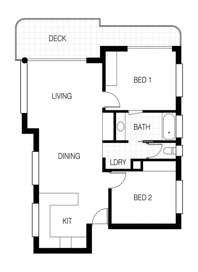 Floorplan of Homely unit listing, 4/7 Queen Street, Kings Beach QLD 4551