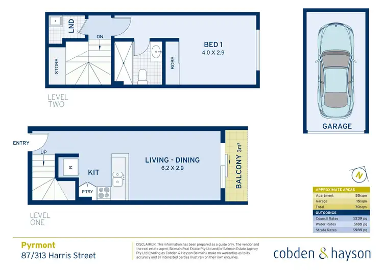 Floorplan of Homely apartment listing, 87/313 Harris Street, Pyrmont NSW 2009